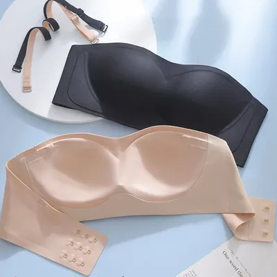 Sexy Seamless Tube Top Bra Invisible strapless Bras Women Underwear thin Non slip Push up Bralette Wireless Female Lingerie