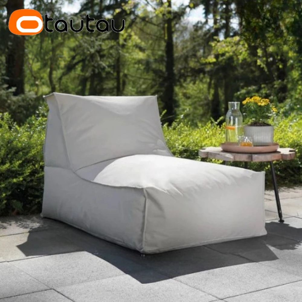 OTAUTAU Outdoor Oxford Sitzsackbezug Schwimmbad Float Liege Beach Club Pouf SF505 【Kein Füllstoff! Sie müssen es selbst füllen!】 Image