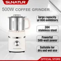 SUNATUR Robot da cucina Macinacaffè Macinacaffè Macchina per alimenti per bambini Macchina da cucina di grande capacità per uso domestico Potenza 500 W