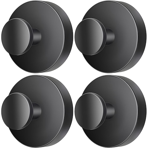 4er-Pack Haken mit Saugnäpfen für Dusche, Kränze, Handtücher, Bademäntel, Luffaschwämme, abnehmbare Badezimmerhaken ohne Bohren zur Montage an Badezimmerwänden, in der Küche, auf Glas, Spiegeln, Image