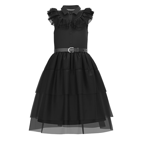 Gothic-Horror Dunkle Wissenschaft Kleid Kostüm Festkleidung Cosplay for Damen Mädchen Erwachsene Kinder Halloween Karneval Leistung Party Pädagogisches Ankleiden Image