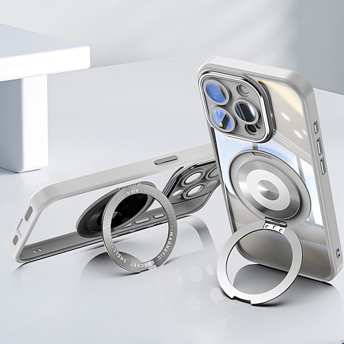 Handy Hülle Handyhüllen Für 16 15 14 Pro Max 13 Pro Max Rückseite Magnetisch Ständer Stoßfest Retro TPU Image