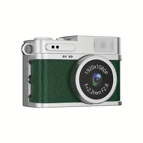 Retro-Kamera im Daumenformat für Studenten, tragbare hochauflösende CCD-Digitalkamera zum Aufnehmen von Fotos und Videos unterwegs