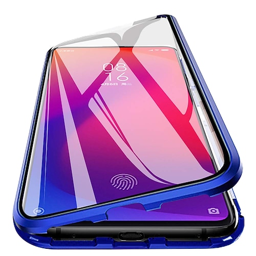 Handy Hülle Handyhüllen Für iPhone 17 Pro Max 17 Air 16 15 14 Pro Max Plus 13 12 11 Pro Max Magnetische Adsorption Vollschutz Beidseitig Stoßfest Gehärtetes Glas Metall Image