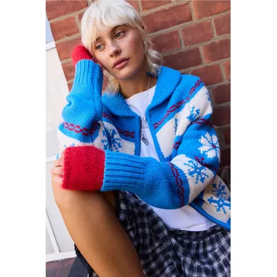 UO Rory Soft Knit Fingerless Gloves - Red at Urban Outfitters