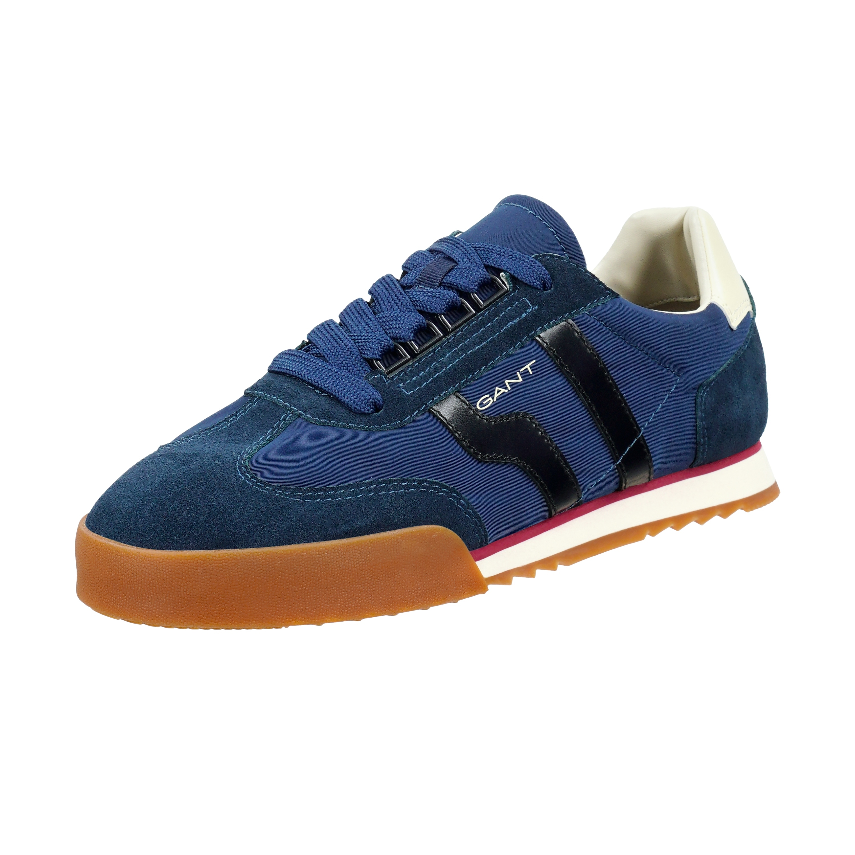 Sneaker GANT "Balley", Herren, Gr. 44, blau (marine), Nylon, Veloursleder, Schuhe Sneaker, im Retro Look