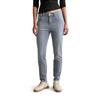 Boyfriend-Jeans MARC O'POLO DENIM "aus grauem Stretch-Denim", Damen, Gr. 27, Länge 32, grau (light grau), Obermaterial: 98% Baumwolle, 2% Elasthan, unifarben, casual, lässig geschnitten knöchellang, Jeans