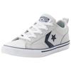 Sneaker CONVERSE "PRO BLAZE STRAP LEATHER", Gr. 39, barely grau, navy, weiß, Leder, sportlich, Schuhe