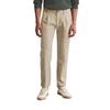 Chinohose MARC O'POLO "aus Bio-Baumwoll-Mix", Herren, Gr. 29, Länge 32, multi, nordic beige, Obermaterial: 99% Baumwolle, 1% Elasthan, gemustert, elegant, figurbetont normal, Hosen