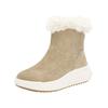 Stiefel RIEKER "Rieker Stiefel Veloursleder/Textil", Damen, Gr. 38, braun, Veloursleder, Textil, casual, Schuhe