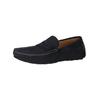 Mokassin IMAC "Imac Mokassin Veloursleder", Herren, Gr. 43, blau (dunkelblau), Veloursleder, casual, Schuhe