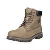 Schnürstiefelette BUGATTI "bugatti Stiefelette Leder", Herren, Gr. 43, grau (taupe), Leder, casual, Schuhe