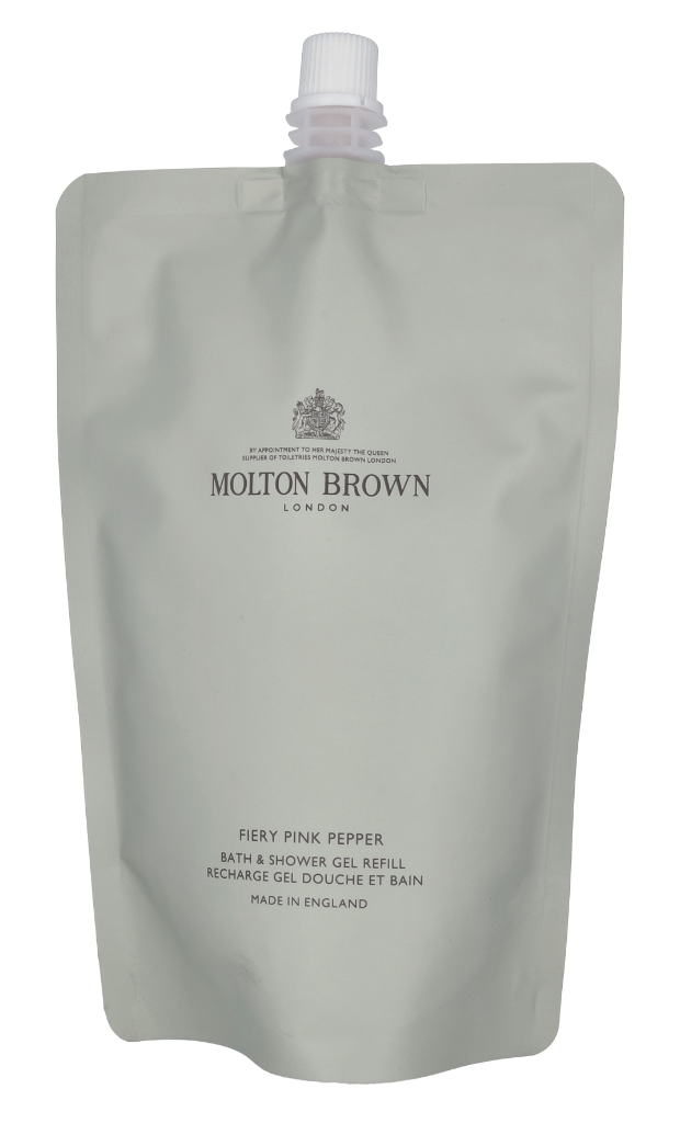 M.Brown Fiery Pink Pepper Bath & Shower Gel Refill. Image