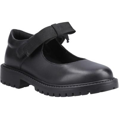Hush Puppies Astrid Schleife Leder Mädchenschuhe Schwarz Image