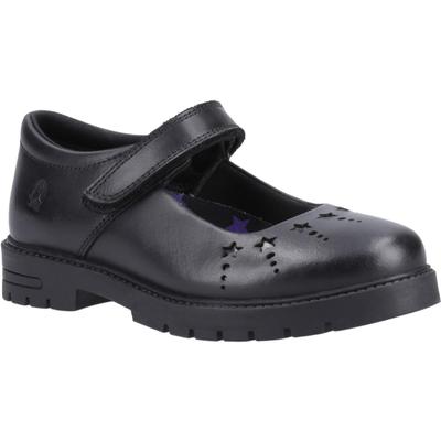 Hush Puppies Sabrina Junior Mädchenschuhe Aus Schwarzem Leder Image