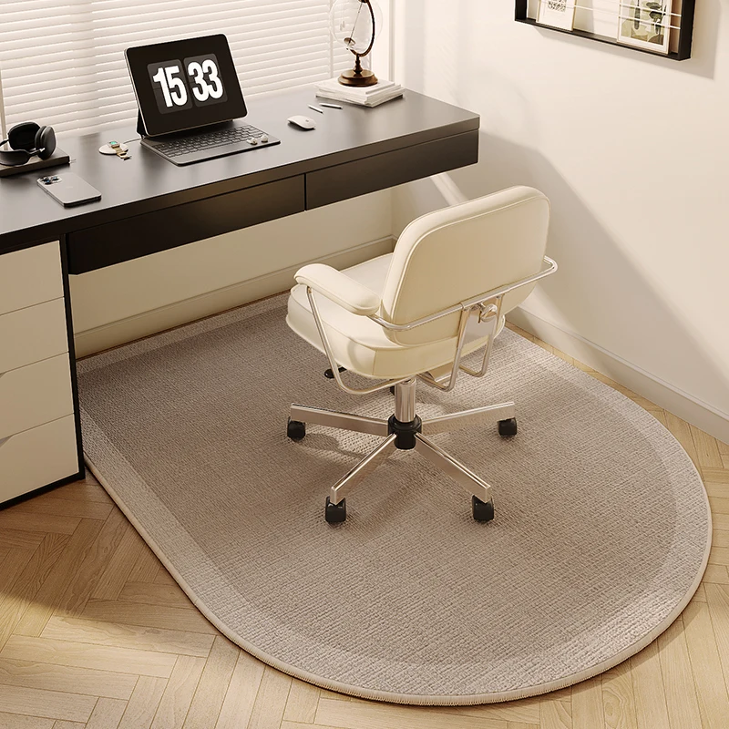 VIKAMA Computerstuhl, Bodenmatte, Arbeitszimmer, Schreibtisch, Schieberäder, Stuhl, rund, Schlafzimmer, Nachttisch, Schminktisch, Teppich, Heimdekoration Image