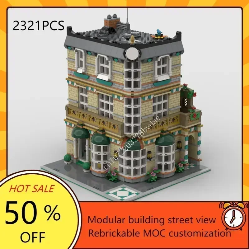 2321PCS Kunst Universität Modulare MOC Kreative street view Modell Benutzerdefinierte Puzzles Architektur DIY Bildung Montage Modell Spielzeug Geschenk Image