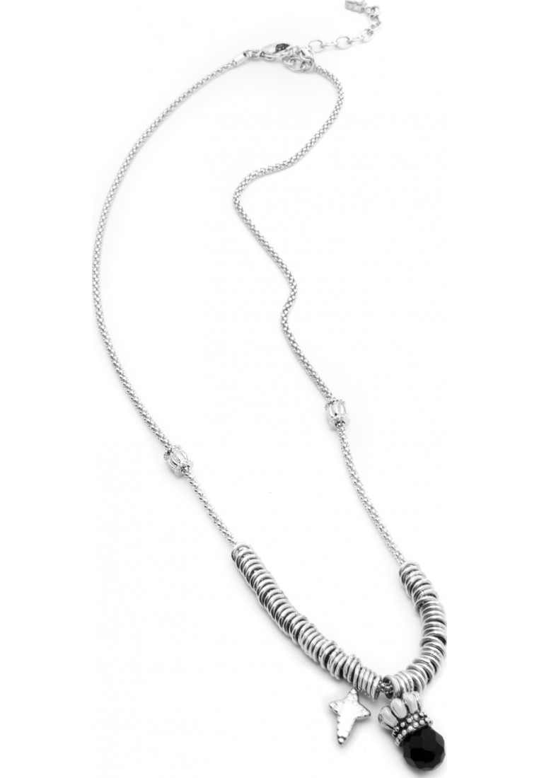 Folli Follie Womens 3N13F038K Ladies Necklace Silver Sterling - One Size | Folli Follie Sale | Discount Designer Brands
