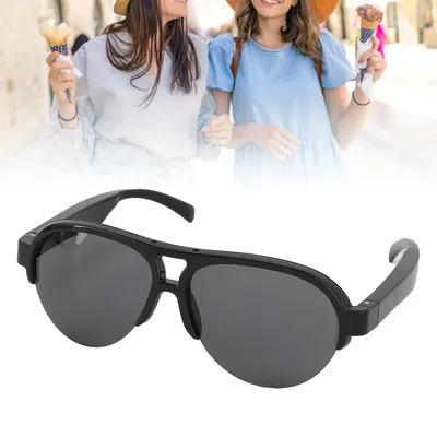 Intelligente Bluetooth-Sonnenbrille, binaurale HD-Mikrofone, intelligente Brille, 137-Sprachen-Übersetzung, Stereolautsprecher mit offenem Ohr für Reisen Image
