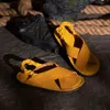 Careaymade-Sommer-Flachsandalen aus echtem Leder für Damen, handgefertigte Vintage-Römersandalen mit weichen Sohlen, lässige, bequeme Damenschuhe
