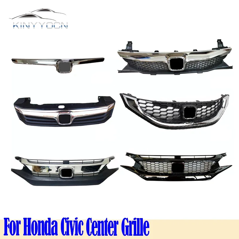 Gitter für Honda Civic 2006 07 08 09 10 11 12 13 14 15 16 Frontstoßstangengrill Mittelgrill Image