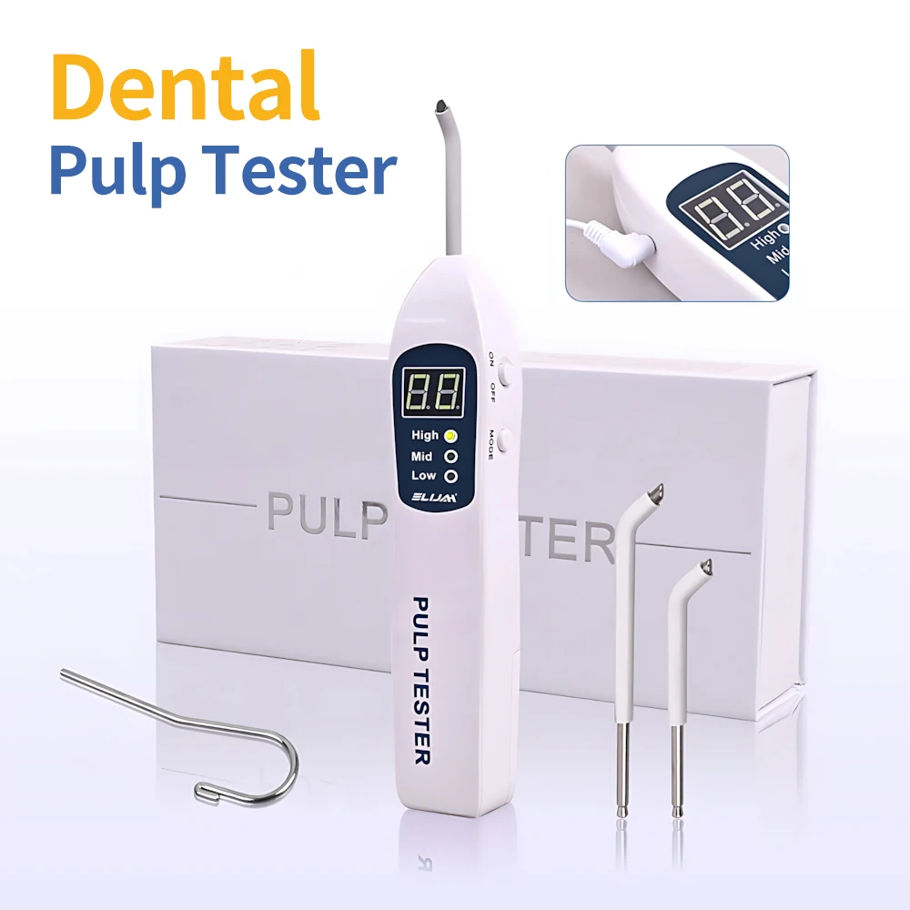 Testeur de pulpe endodontique dentaire, test électrique de vitalité dentaire, testeur de nerf dentaire, équipement de dentisterie buccale, outils de détection d