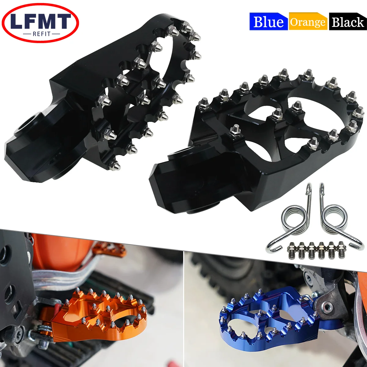 Für KTM 690 ENDURO SMC R SX EXC XC 1290 ADV S Für BETA RR 2T 4T Für HUSQVARNA 701 SM TC FX TE FE 300 Fußrasten Fußrasten Pedale Image