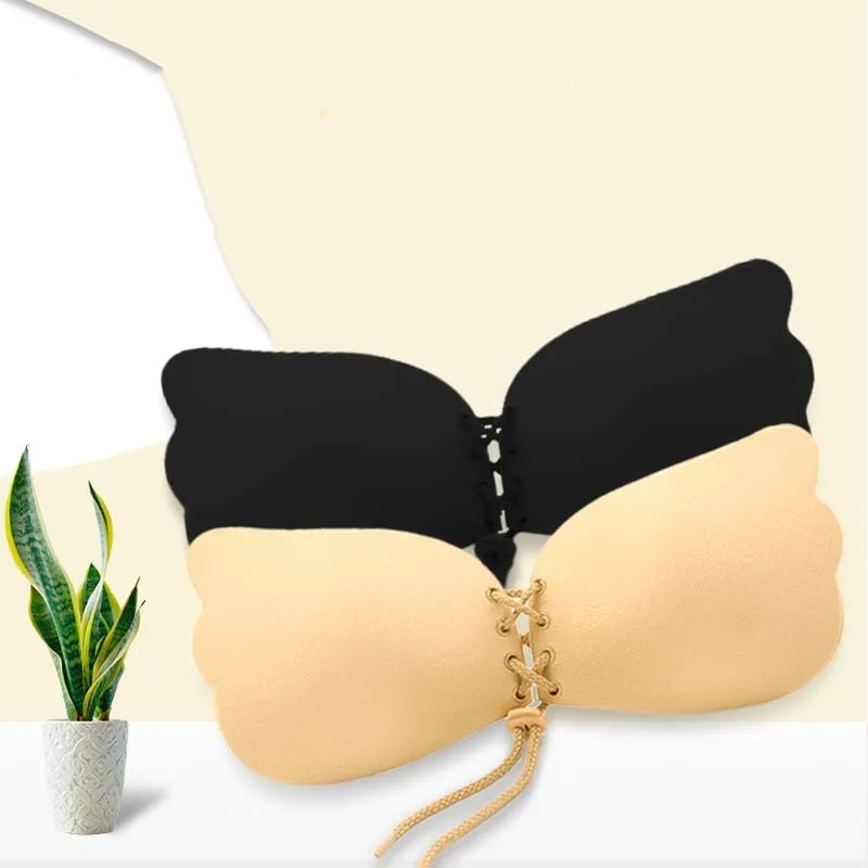 Soutien-gorge Invisible en Silicone pour fête de mariage, Bikini, cache-mamelon, Push Up, accessoires collants, soutien-gorge nu Invisible