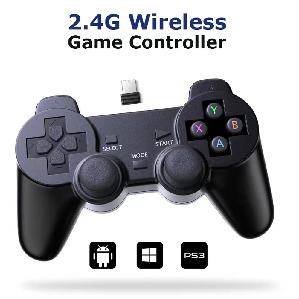 2,4 G kabelloser Gamepad-Controller für PS3, TV-Box, Android, PC und Super Console X Pro