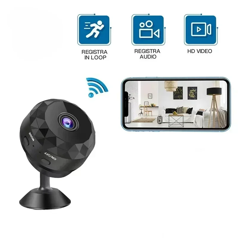​ ​ A9 1080P HD Wifi Mini Smart Home Drahtlose Sicherheit Überwachung Kamera Camcorder Nachtsicht Bewegungserkennung ​ ​ Image