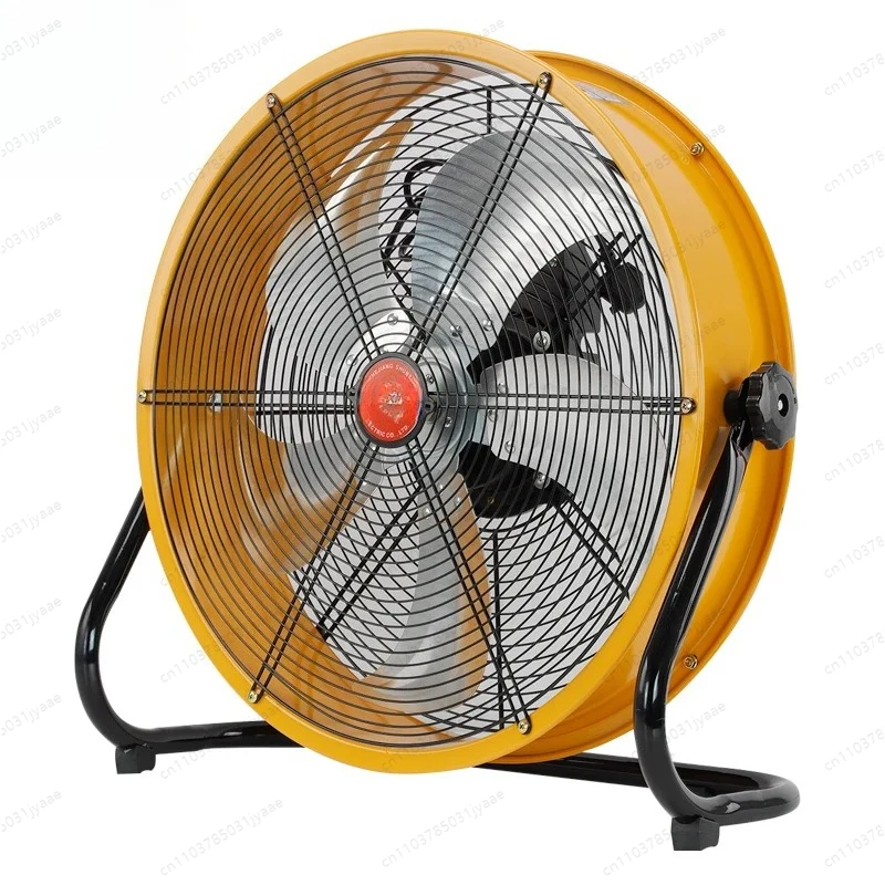 Ventilator, industrieller, robuster Bodensockel-Trommelventilator, 12/14/16/20/16/24 Zoll, QMF, leistungsstarker, leistungsstarker Blaspfosten-Lüfter Image