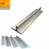 Hochwertige T-förmige Aluminiumlegierung für Deckenmöbel mit Schienenrillen, dekorative Kantenstreifen, langlebig, verschiedene Größen 24 25 30 mm