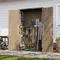 Outdoor Storage Shed with Floor, 64 Cu.Ft Large Outdoor Storage Cabinet, Waterproof Vertical Resin Shed for Garden Tools, Pool