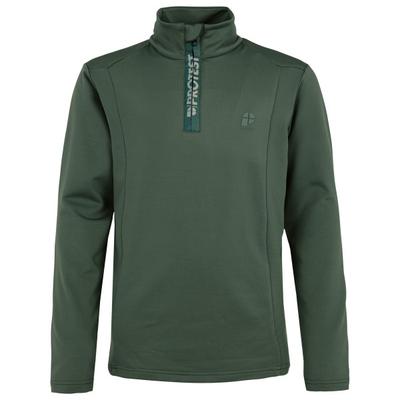 Protest - Kid's Rewillowy 1/4 Zip Active Top - Fleecepullover Gr 128 grün/oliv Image