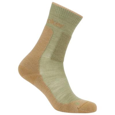Icebreaker - Women's Merino Hike+ Medium Crew - Wandersocken Unisex L | EU 44,5-46,5 oliv/beige Image