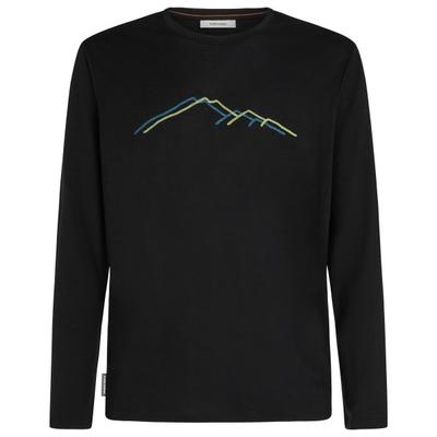 Icebreaker - Merino 150 Tech Lite L/S Tee Rainer Ridge - Merinoshirt Gr S schwarz Image