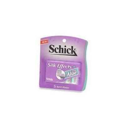 Schick Silk Effects Plus Refill Blades with Aloe - 5 Ea