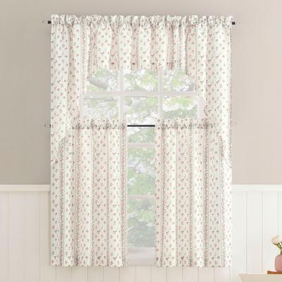 Wide Width Ridgewood Window Collection by BrylaneHome in Ivory (Size 54