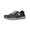 Schnürschuh HUSH PUPPIES "Hush Puppies Halbschuhe Leder", Herren, Gr. 45, blau, Leder, casual, Schuhe