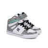 Sneaker DC SHOES "Pure High-Top Ev Sn", Kinder, Gr. 13(30,5), weiß, grau, schwarz, 97.3% Synthetikmaterial, 2.7% Polyester, Schuhe