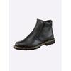 Stiefelette HEINE, Damen, Gr. 41, schwarz, Leder, Rindsleder, Glattleder, modisch, Schuhe