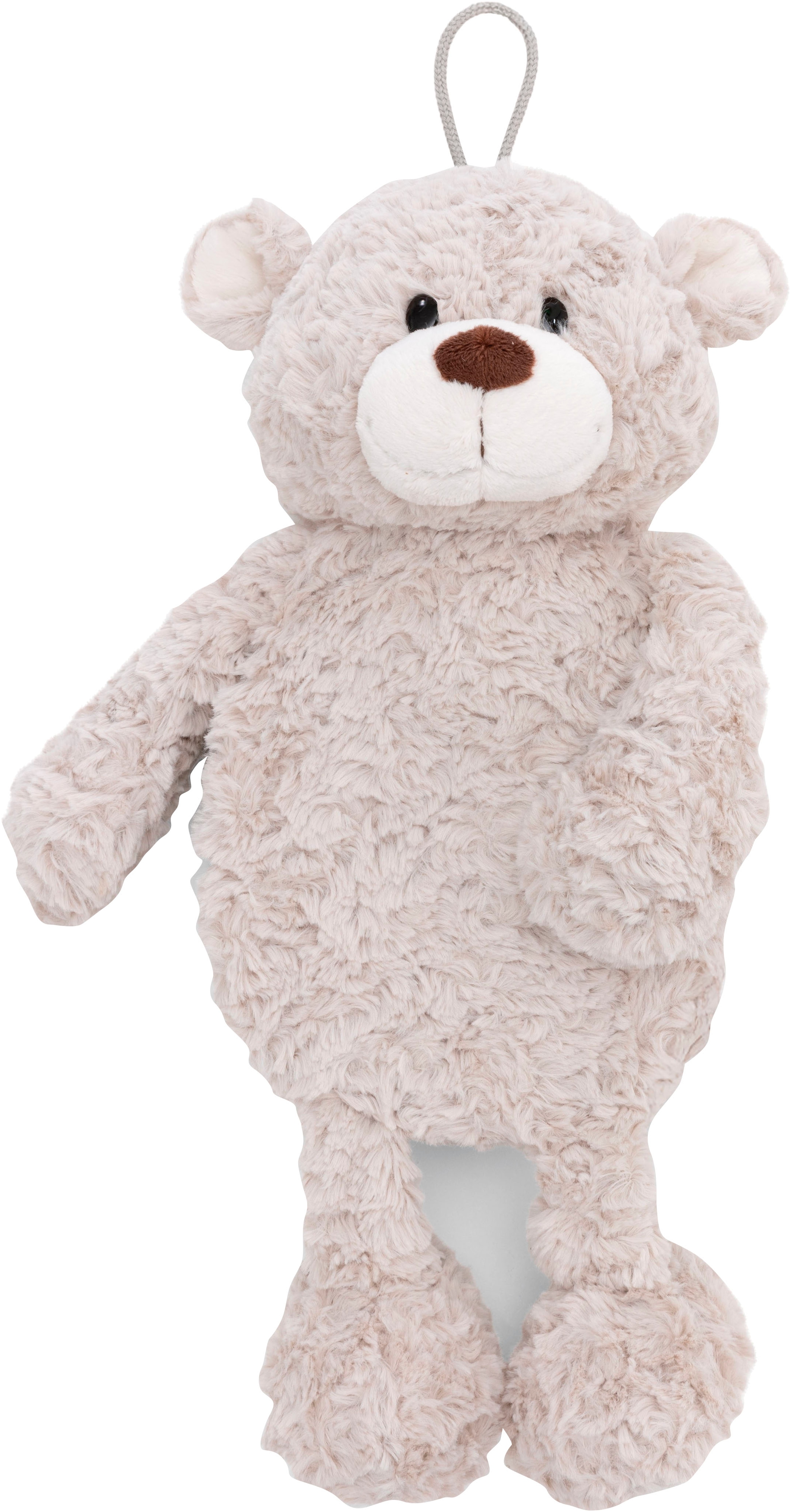 Wärmflasche NICI "Classic Bear, Bär Finni, 300 ml, 34 cm", grau, Wärmflaschen, KinderB:24 H:34 T:12, 2in1 - Kuscheltier & Wärmflasche in einem; enthält recyceltes Material, B:24 H:34 T:12 Image