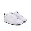 Sneaker DC SHOES "Court Graffik", Gr. 12,5(46,5), weiß, whtie, grün, 57.05% Leder, 28.2% Synthetikmaterial, 13.87% Polyester, 0.88% Textil, Schuhe