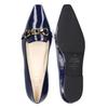 Loafer HENRY STEVENS "Madison HVL", Damen, Gr. 41, blau (dunkelblau), Leder, elegant, Schuhe, Damen Slipper elegant handgefertigt, Lederschuh
