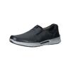Slipper HUSH PUPPIES "Hush Puppies Slipper Leder", Herren, Gr. 44, grau (dunkelgrau), Leder, casual, Schuhe