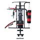 Fit4home TF-7005 Professional Home Gym Punching Bag & 68kg Weight Stack Sit up Bench Multi Gym All in One Fitness Machine for Body Building & Strength Training