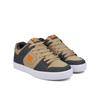 Sneaker DC SHOES "Pure", Gr. 11(44,5), grau, tan, orange, 55.4% Leder, 44.6% Synthetikmaterial, Schuhe
