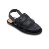 Sandale QUIKSILVER "After Session Mule", Gr. 13(46), schwarz, Obermaterial: Textil, Leder, Reißverschluss u2013 Futter: Textil u2013 Laufsohle: Gummi, Schuhe