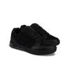 Sneaker DC SHOES "Versatile", Gr. 12(46), schwarz (schwarz, schwarz, schwarz), 50.71% Leder, 37.83% Synthetikmaterial, 11.46% Polyester, Schuhe