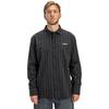 Langarmhemd DC SHOES "Long Lines", Herren, Gr. M, US-Größen, schwarz, 100% Baumwolle, Langarm, Hemden